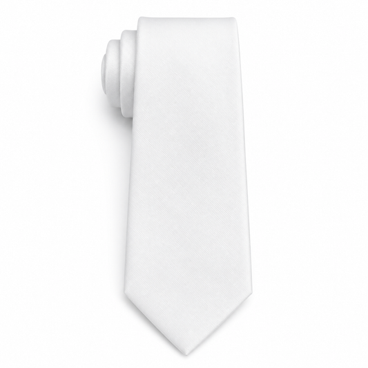 Crisp White Tie